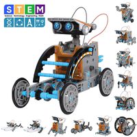 GARUNK Solar Robot Kit 12 in 1 Educational STEM Learning Science Building Toys for Kids Teens and Science Lovers Age 8 9 10 11 12+