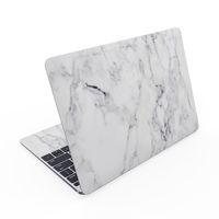 Apple MacBook 12in Skin - White Marble - Sticker Decal Wrap