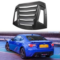 Rear Window Louver Matte Black Window Visor Sun Shade Cover Vent ABS Windshield Cover for 2012-2018 Subaru BRZ/Scion FR-S/Toyota GT86