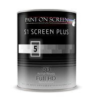 Paint On Screen Projector Screen Paint G005 (S1 Screen Plus Silver - Gallon)