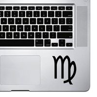 StickAny Palm Series Virgo Sticker for MacBook Pro, Chromebook, and Laptops (Black)