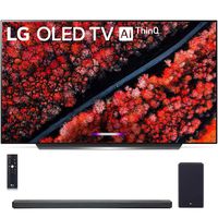 LG OLED55C9PUA 55" C9 Smart OLED TV w/AI ThinQ(2019) SL9YG Soundbar Bundle