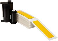 Brady PTLEP-174-593-YL 1" Height, 4" Width, B-593 Adhesive-Taped Polyester, Yellow Color Raised Panel Labels For TLS Printers (Pack Of 50)