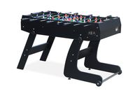 Kick Monarch 48" in Folding Black Foosball Table, (Black)