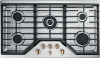 GE CGP95363MS2 36 Inch Gas Cooktop