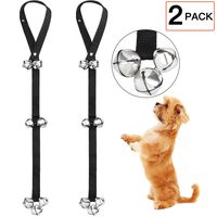 FOLKSMATE Dog Doorbells for Potty Training 2 Pack Potty Bells with 7 Extra Loud Bells Adjustable for Dog Training and Housebreaking