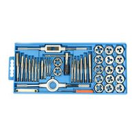 Big Horn 19264 - Chuck Assembly Service Kit Carbon Steel Metric Tap and Die Set (40 Piece)