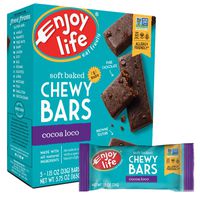 Enjoy Life Baked Chewy 1 Ounce Bars, Gluten Free, Dairy Free, Nut Free & Soy Free, Cocoa Loco, 5 Count (Pack of 6)