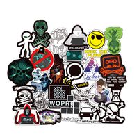 Cool Hacker Computer Stickers for Teen, Developer Laptop Waterproof Vinyl Water Bottle Notebook Car Skateboard Motorcycle Bicycle Luggage Guitar Bike Decal 50pcs Pack (Cool Hacker)