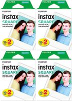 Fujifilm Square Twin Pack Film, 20 Exposures (4 Boxes)