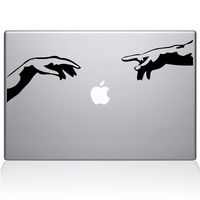 The Decal Guru Creation of Apple MacBook Decal Vinyl Sticker - 13" MacBook Pro (2016 & Newer) - Black (1044-MAC-13X-BLA)