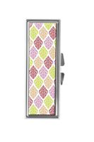 jkfgweeryhrt Pill Box for Purse or Pocket Pill Case Decorative Boxes Gift Box Pill Organizer for Travel Pill Box (Colorful Damask)