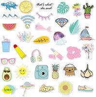 Laptop Stickers - Funny 35 Stickers Pack - Pura Vida Stickers - Water Bottles Stickers - Waterproof - Vinyl Stickers - Trendy Stickers for Girls Teens