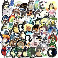 DOFE 114 PCS Totoro Stickers,Laptop Waterproof Stickers,Perfect to Laptop Luggage Car Motorcycle Bicycle,DIY Decoration for Kids and Adults. (114 PCS Totoro Stickers)