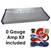 Hifonics BXX4000.1D Brutus 4000W RMS Class D Mono Car Subwoofer Amplifier w/Amp Kit