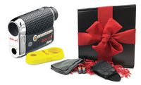 Leupold GX-4i2 Golf Rangefinder Gift Box Bundle | Golf Rangefinder, Magnetic Cart Mount, PlayBetter Microfiber Towel, Protective Case & Two (2) CR2 Batteries