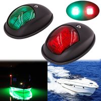 Obcursco LED Boat Navigation Lights, Boat Bow Light，Marine Boat Navigation lamp. Perfect for Pontoon, Skeeter, Power Boat and Skiff (Black)