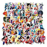 Bowinr Dragon Ball Z Car Stickers, Anime Bumper Sticker for Phone, Laptop, Car, Lugguage, Skateboard and More (200pcs)