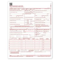 CheckSimple CMS-1500 Laser Sheet Healthcare Insurance Claim Forms (500 Forms)