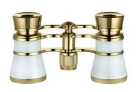 Eschenbach Glamour White 3x25 Opera Binoculars for Adults