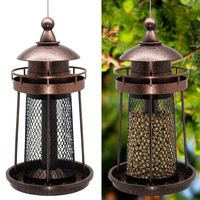 Twinkle Star Wild Bird Feeder Hanging for Garden Yard Outside Decoration, Lighthouse Shaped