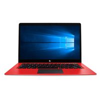 Leight Weight 14.1" Laptop PC with Intel Atom Quad Core Processor-4GB Memory, 32GB Flash Storage and Windows 10 EWT147-Ideal for On The Go User (Red)