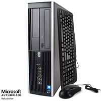 HP Elite 8100 Desktop Computer PC - Intel Core i5 3.2-GHz, 8GB RAM, 500GB Hard Drive, DVD, Keyboard, Mouse, WiFi, Windows 10 Professional (Renewed)