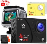 HDCOOL Action Camera Waterproof Sports Camera 1080P 16MP 170° Wide-Angle Lens Underwater DV Camcoder, 2.0 Inch LCD Display,Include 2 Rechargeable Batteries and 2 Covers