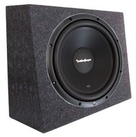 Rockford Fosgate R1S4-10 10" Prime 300 Watt 4-Ohm SVC Subwoofer + Sealed Box