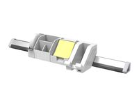 Bostitch Konnect 5-Piece Desktop Organizer Kit, Includes Cable Management Rail, Charging Phone Dock, Tape Dispenser, Sticky Notes, Storage Bin, White (KT-CKIT1-WHITE)