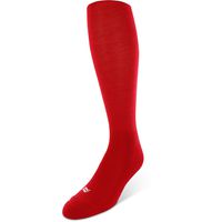 Sof Sole RBI Baseball Over-the-Calf Team Athletic Performance Socks for Men and Youth (2 Pairs), Child 9-Youth 1, Red