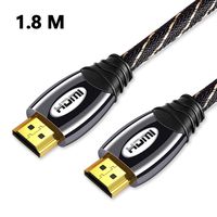 KINPS 4K HDMI Cable 6FT/1.8M, High Speed 18Gbps HDMI 2.0 Braided Cord Compatible Fire TV, UHD TV, Blu-ray, PS4/3, PC