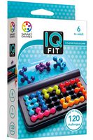 SmartGames IQ Fit - a fun 3D travel game for ages 7-adult featuring 120 challenges