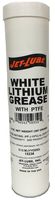 Jet-Lube 50350 Lithium Grease with PTFE, 0 to 370 Degrees F, 2 NLGI Number, 14 oz Cartridge, White