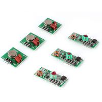 Aukru 3X 433MHz RF Wireless Transmitter and Receiver Module Kit for Arduino/Arm/McU/Raspberry pi