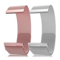 Find-MyWay Compatible with Fitbit Versa Bands/Versa 2/Versa Lite Bands,Versa Accessories Wristband Stainless Steel Bracelet for Women Men Strap for Fitbit Versa/Lite/Special Edition