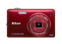 Nikon COOLPIX S5200 Wi-Fi CMOS Digital Camera with 6x Zoom Lens (Red)