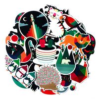 Laptop Stickers, Sunvito 100 Pack Stickers for Water Bottles, Guitar, Skateboard, Phone, Luggage, Cute Waterproof Stickers for Teens, Girls, Kids (Green)