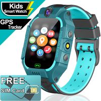 iGeeKid [Free SIM Card Package Kids Gift Smart Watch for Boys - GPS Tracker Phone Watch with Accurate Locator Anti-Lost SOS Dial Call Camera Alarm Children Wrist Watch Christmas Birthday Gifts