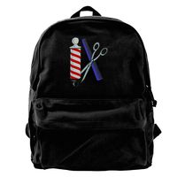 Barber Tool Canvas Backpack Travel Rucksack Backpack Daypack Knapsack Laptop Shoulder Bag