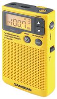 Radio Weather, Sangean Dt-400w Am Fm Noaa Weather Alert Radio Portable, Yellow