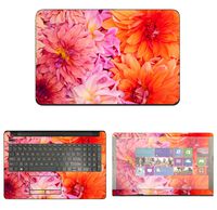 decalrus - Protective Decal Flower Skin Sticker for HP 15-BS115DX Touchscreen (15.6" Screen) case Cover wrap HPtouchscn15_BS115-142