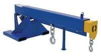 Vestil LM-OBT-8-24 Orbit Telescoping Lift Boom, 8000 lb Capacity, 24" Fork Pocket Center, Overall LxWxH (in.) 32 x 85.25 x 28.875, Overall Extended Length (in.) 145-1/4, Blue