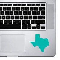 StickAny Palm Series Texas TX Sticker for Macbook Pro, Chromebook, and Laptops (Turquoise)