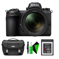 Nikon Z 6 Mirrorless Digital Camera with 24-70mm Lens + Nikon Camera Bag + Sony 64GB QXD Memory Card