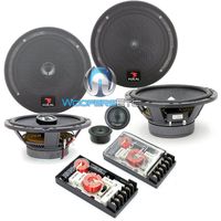 pkg Focal 165A1 6.5" 120W RMS 2-Way Component Speakers System + 165CA1 6.5" 2-Way Coaxial Speakers