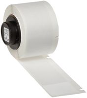 Brady PTL-21-427 TLS 2200 And TLS PC Link 2.5" Height, 1" Width, B-427 Self-Laminating Vinyl, White And Translucent Color Label (100 Per Roll),White/Translucent