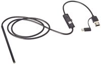 YASSUN USB Endoscope - Ear Cleaning Endoscope Inspection Camera Digital Ear Camera with 6 LED Lights for Micro USB and USB-C Android Devices, Windows and MAC PC Computer