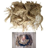Jute Layering Prop for Newborn Photography, 2 Size Options (Medium, 30"x48")