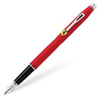 Cross Classic Century Collection for Scuderia Ferrari - Matte Rosso Corsa Red Lacquer Fountain Pen with Stainless Steel Fine Nib